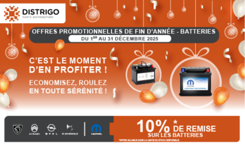 OFFRES PROMOTIONNELLES : BATTERIE