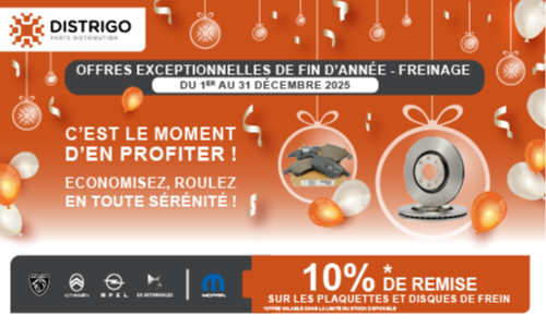 OFFRES PROMOTIONNELLES : FREINAGE